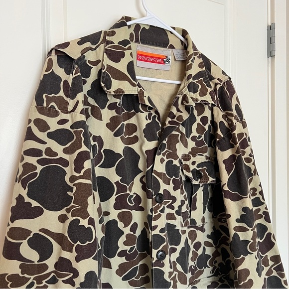 Vintage 80s Winchester Duck Camo Jacket XL - Picture 4 of 11